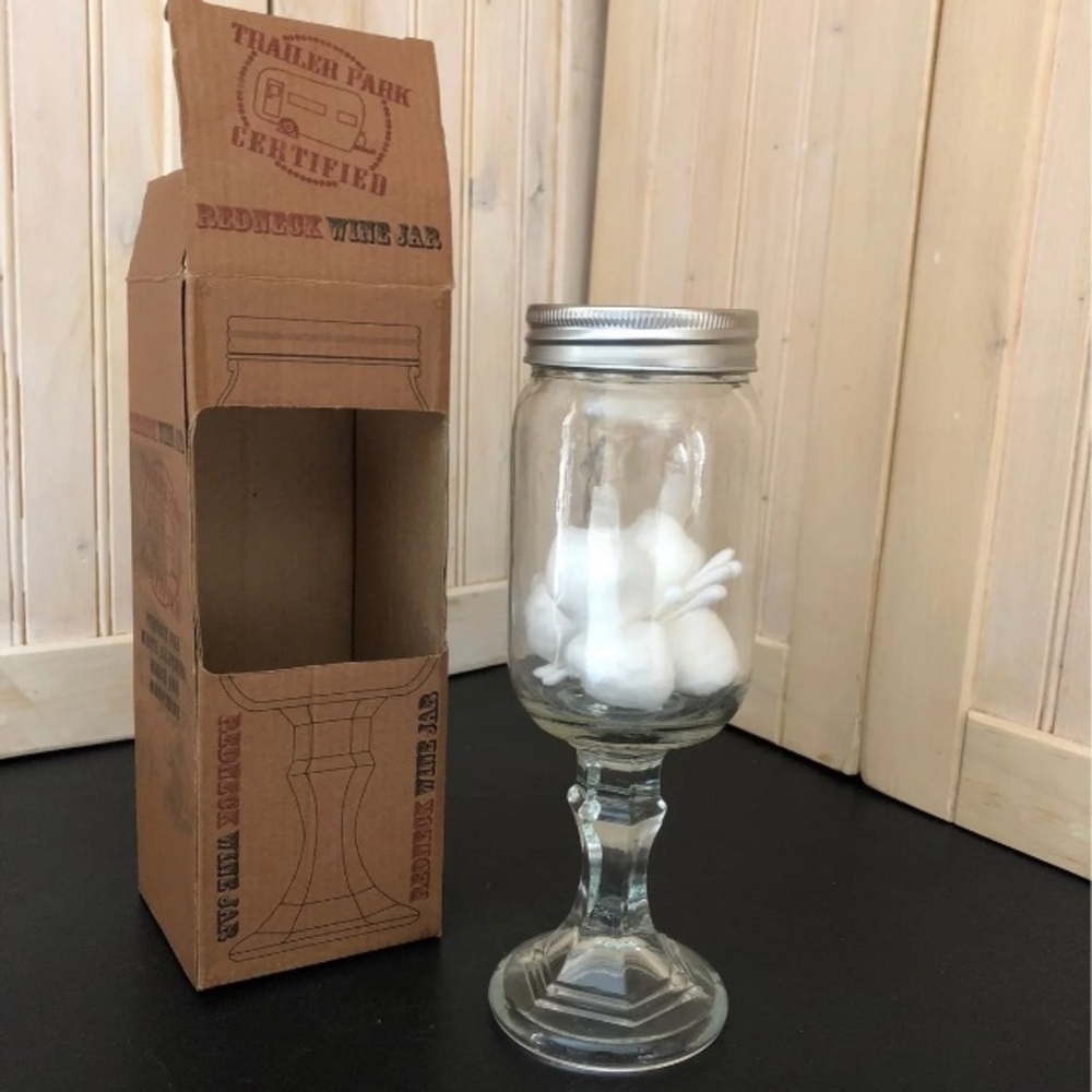 Hillbilly Redneck Wine Glass / New